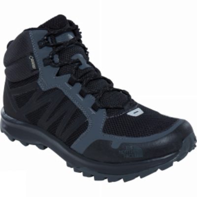 The North Face Mens Litewave Fastpack Mid GTX Boots TNF Black / Dark Shadow Grey